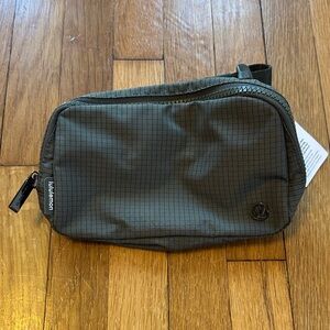 lululemon athletica Olive striped Belt Bag